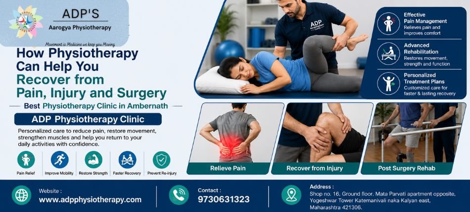 Best Physiotherapy Clinic in Ambernath | ADP Physiotherapy