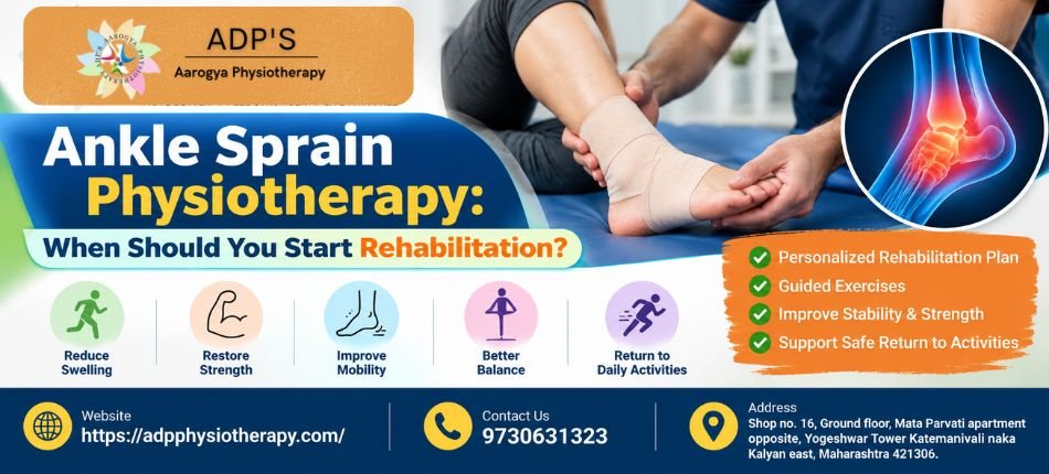 Ankle Sprain Physiotherapy | ADP Physiotehrapy