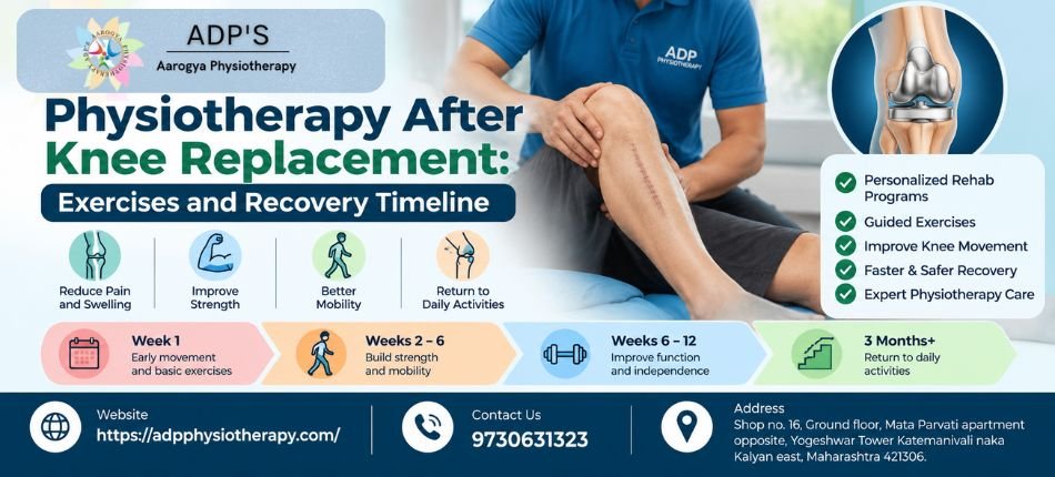 Physiotherapy After Knee Replacement | ADP Physiotherapy