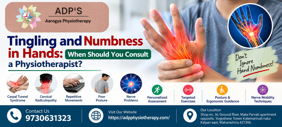 Hand Numbness Physiotherapy | ADP Physiotherapy